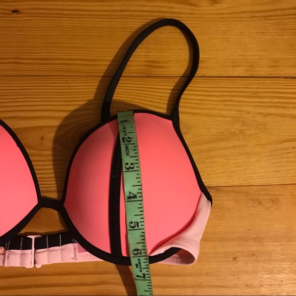 Victoria’s Secret Coral Pink Bikini, EUC, L/34D - Picture 6 of 12